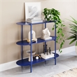 Pemberly Row Modern / Contemporary Metal Console Table Blue Finish