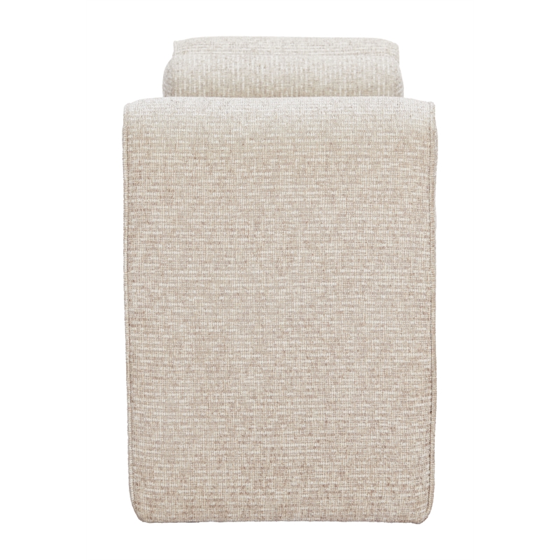 Pemberly Row Modern / Contemporary Assembled Wood Bench Beige