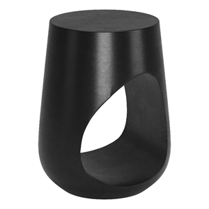 Pemberly Row Modern / Contemporary Assembled Wood Side Table Black