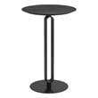 Pemberly Row Modern / Contemporary Metal Counter Table Black