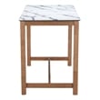 Pemberly Row Modern / Contemporary Wood Counter Table White Finish
