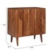 Pemberly Row Modern / Contemporary Wood Wood Cabinet Walnut Finish
