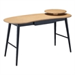 Pemberly Row Modern / Contemporary Wood Wood Desk Natural Finish