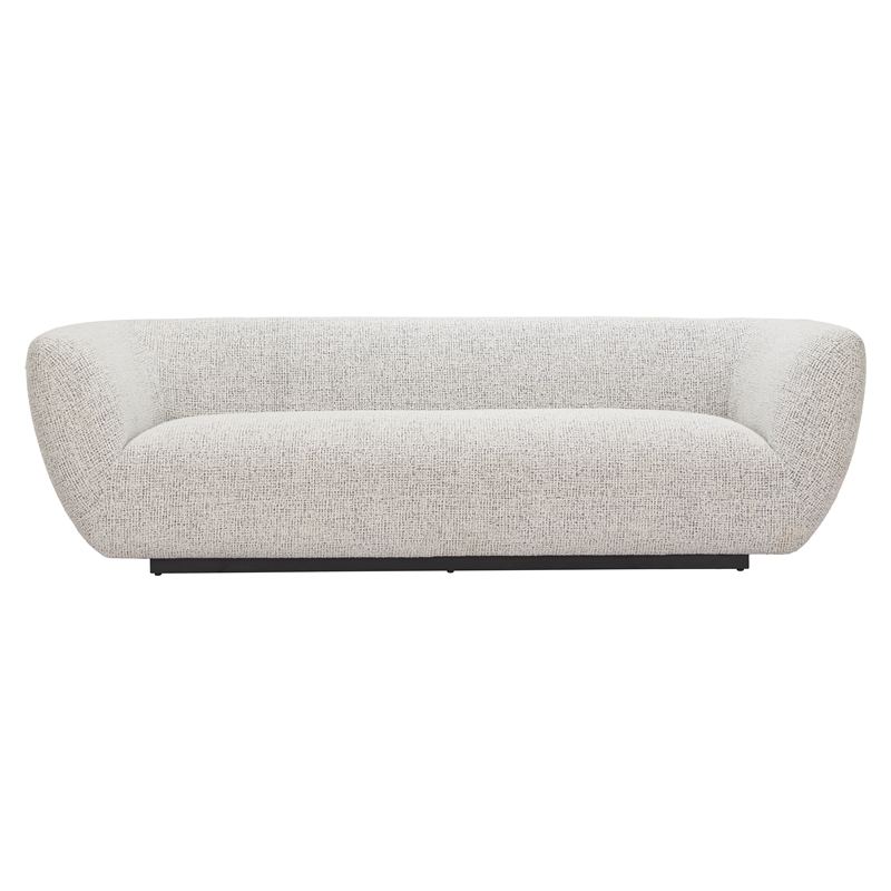 Pemberly Row Modern / Contemporary Wood Sofa Pewter Gray Finish