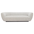 Pemberly Row Modern / Contemporary Wood Sofa Pewter Gray Finish