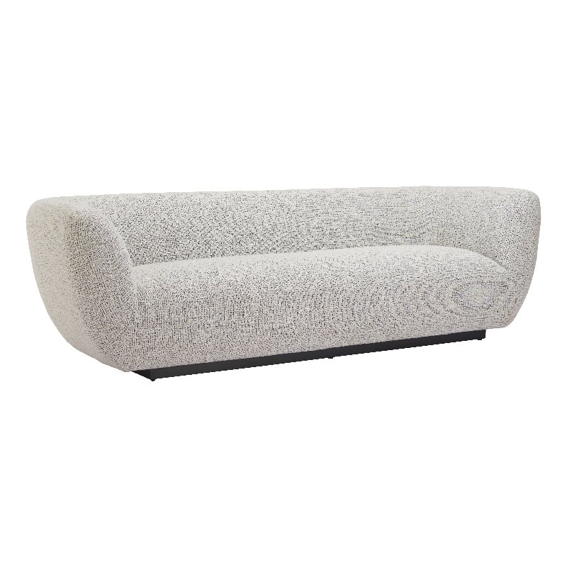 Pemberly Row Modern / Contemporary Wood Sofa Pewter Gray Finish