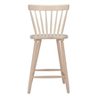 Pemberly Row Contemporary Solid Wood Counter Stool (Set of 2) Natural