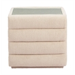 Pemberly Row Modern / Contemporary Engineered Wood Nightstand Beige