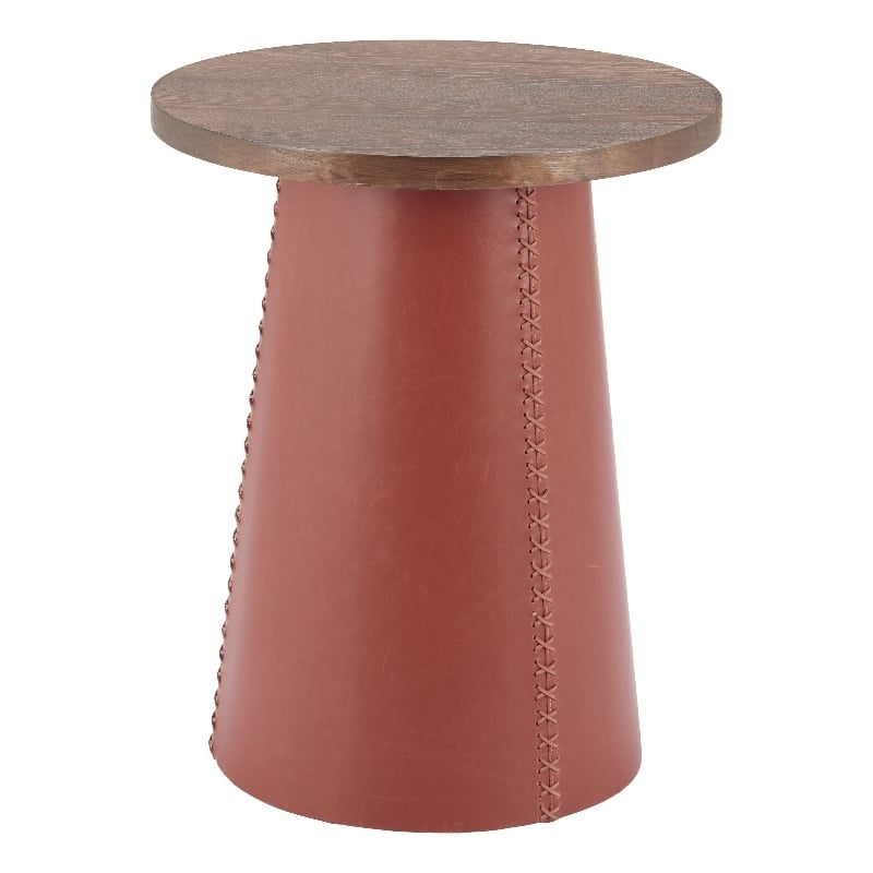 Pemberly Row Modern / Contemporary Engineered Wood Side Table Brown