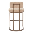 Pemberly Row Contemporary Engineered Wood Counter Stool (Set of 2) Beige