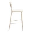 Pemberly Row Contemporary Engineered Wood Barstool (Set of 4) Light Gray
