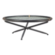 Pemberly Row Modern / Contemporary Wood Coffee Table Black Finish