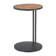 Pemberly Row Contemporary Metal Nodo Side Table Brown & Black