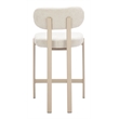 Pemberly Row Contemporary Counter Stool (Set of 2) Light Gray