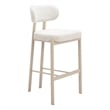 Pemberly Row Contemporary Engineered Wood Barstool (Set of 2) Light Gray
