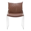 Pemberly Row Contemporary Engineered Wood Dining Chair (Set of 2) Brown