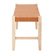 Pemberly Row Modern / Contemporary Solid Wood Bench Tan Indoor
