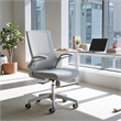 Pemberly Row Modern / Contemporary Nylon Office Chair Gray Finish