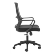 Pemberly Row Modern / Contemporary Nylon Low Back Office Chair Black