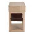 Pemberly Row Modern / Contemporary Solid Wood Side Table Natural