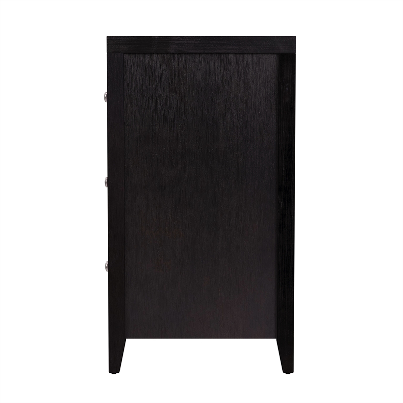 Pemberly Row Bedroom Set 3-Piece of 6-Drawer Dresser & 2-Drawer Nightstands