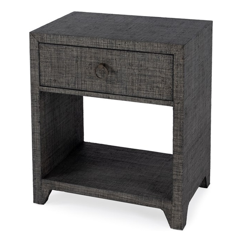 Pemberly Row Bedroom Set 3-Piece of 1-Drawer Nightstands & 5-Drawer Dresser