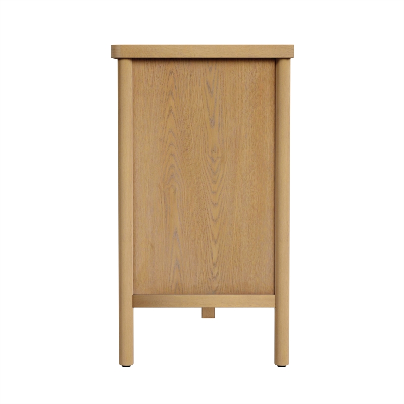 Pemberly Row Bedroom Set 4-Piece of Nightstands & Dresser & King Bed