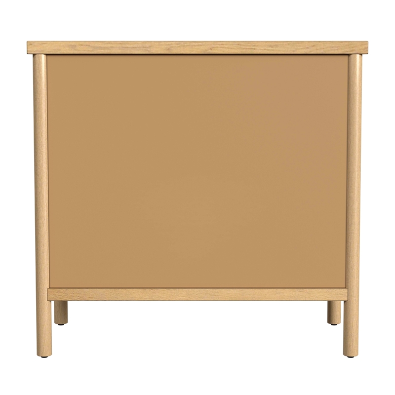 Pemberly Row Bedroom Set 3-Piece of 3-Drawer Nightstands & 6-Drawer Dresser
