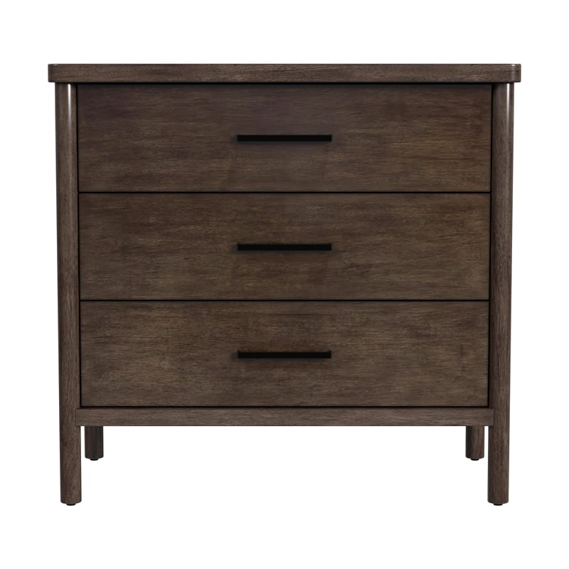 Pemberly Row Bedroom Set 4-Piece of Nightstands & Dresser & Queen Bed