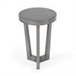 Pemberly Row Set of 2 Contemporary Side Tables in Gray Finish