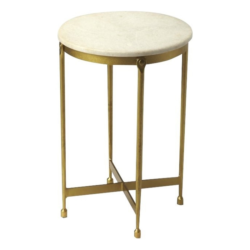 Pemberly Row Set of 2 Contemporary Accent Tables In Multi-Color