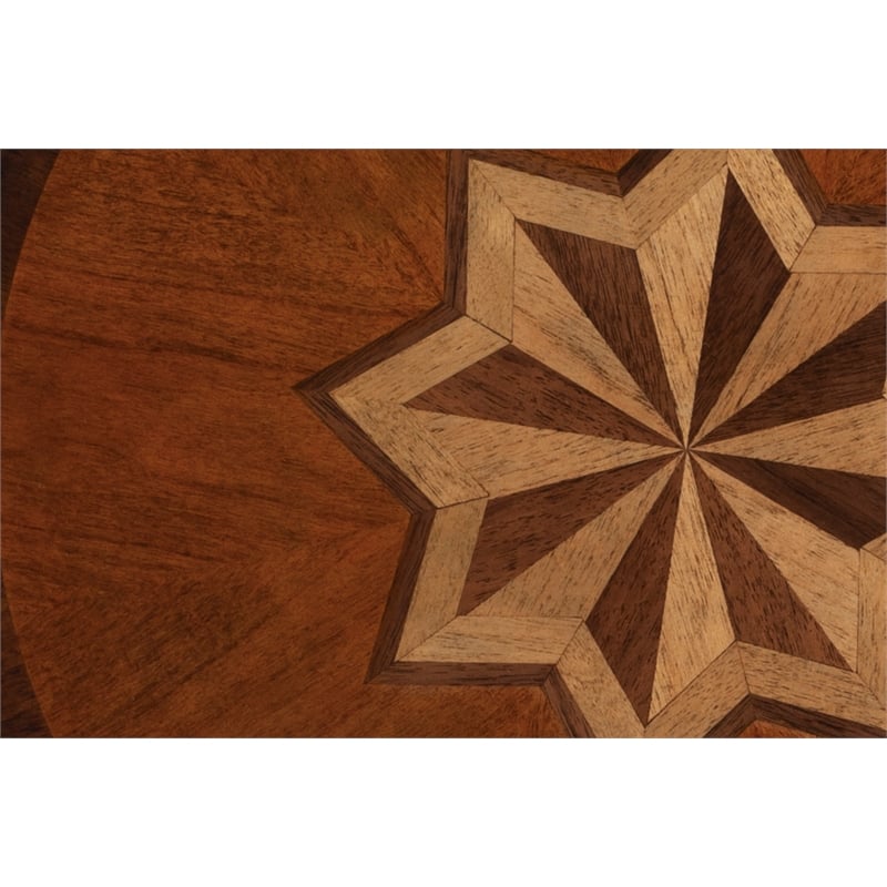 Pemberly Row Set of 2 Wood Round 15.75