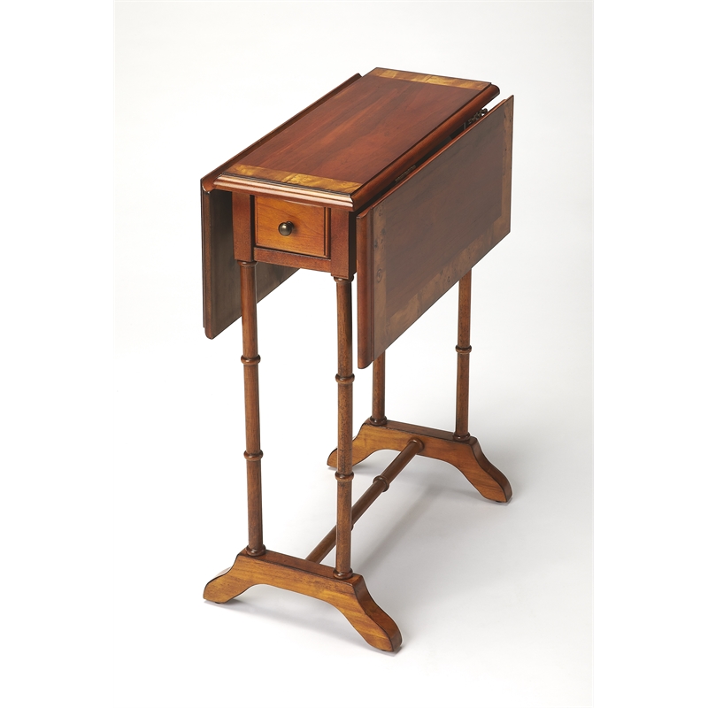 Pemberly Row Set of 2 End Tables Coffee Accent Tables Rectangle in Wood in Brown