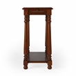 Pemberly Row Set of 2 Contemporary Wood Side Tables in Brown