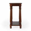 Pemberly Row Set of 2 Contemporary Wood Side Tables in Brown