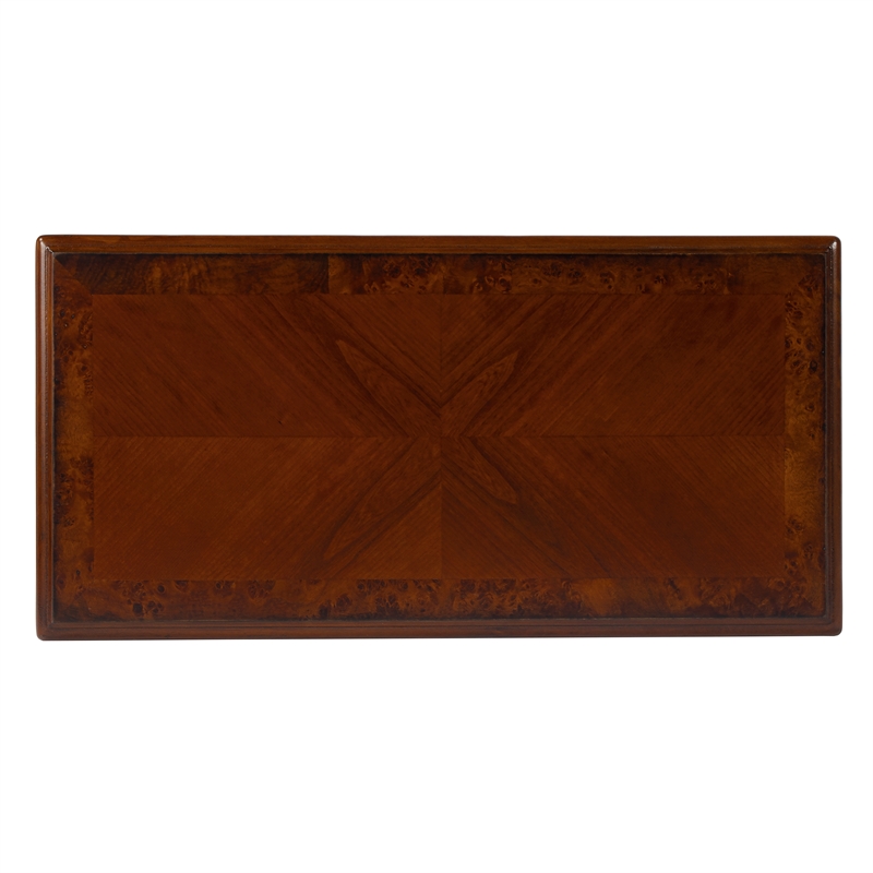 Pemberly Row Set of 2 Contemporary Wood Side Tables in Brown