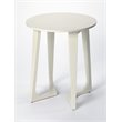 Pemberly Row Set of 2 Modern / Contemporary Accent Tables In White