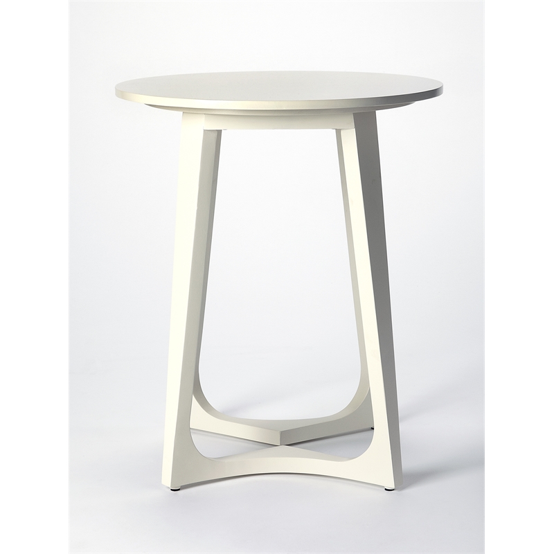 Pemberly Row Set of 2 Modern / Contemporary Accent Tables In White