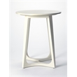 Pemberly Row Set of 2 Modern / Contemporary Accent Tables In White