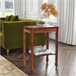 Pemberly Row Set of 2 Transitional Side Tables In Olive Ash Burl