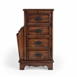 Pemberly Row Set of 2 Contemporary Wooden Cherry Side Tables