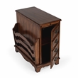Pemberly Row Set of 2 Contemporary Wooden Cherry Side Tables
