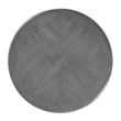 Pemberly Row Set of 2 Contemporary Round Gray Wood Lamp Tables