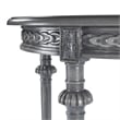 Pemberly Row Set of 2 Contemporary Round Gray Wood Lamp Tables