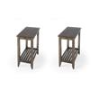 Pemberly Row Set of 2 Transitional Chairside Tables In Dusty Trail