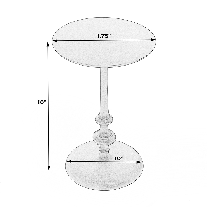 Pemberly Row Set of 2 Modern / Contemporary Metal Side Tables