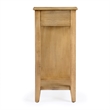 Pemberly Row Set of 2 Contemporary 4-Drawer Wood Side Tables In Beige