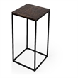 Pemberly Row Set of 2 Modern / Contemporary Bronze Top End Tables