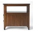 Pemberly Row Set of 2 Antique Cherry Chairside Tables In Brown