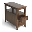 Pemberly Row Set of 2 Antique Cherry Chairside Tables In Brown